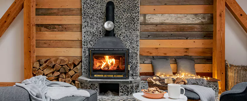 Thelin Hearth Products Direct Vent Gas Stove Fireplace Inspection in Rosenberg, Texas